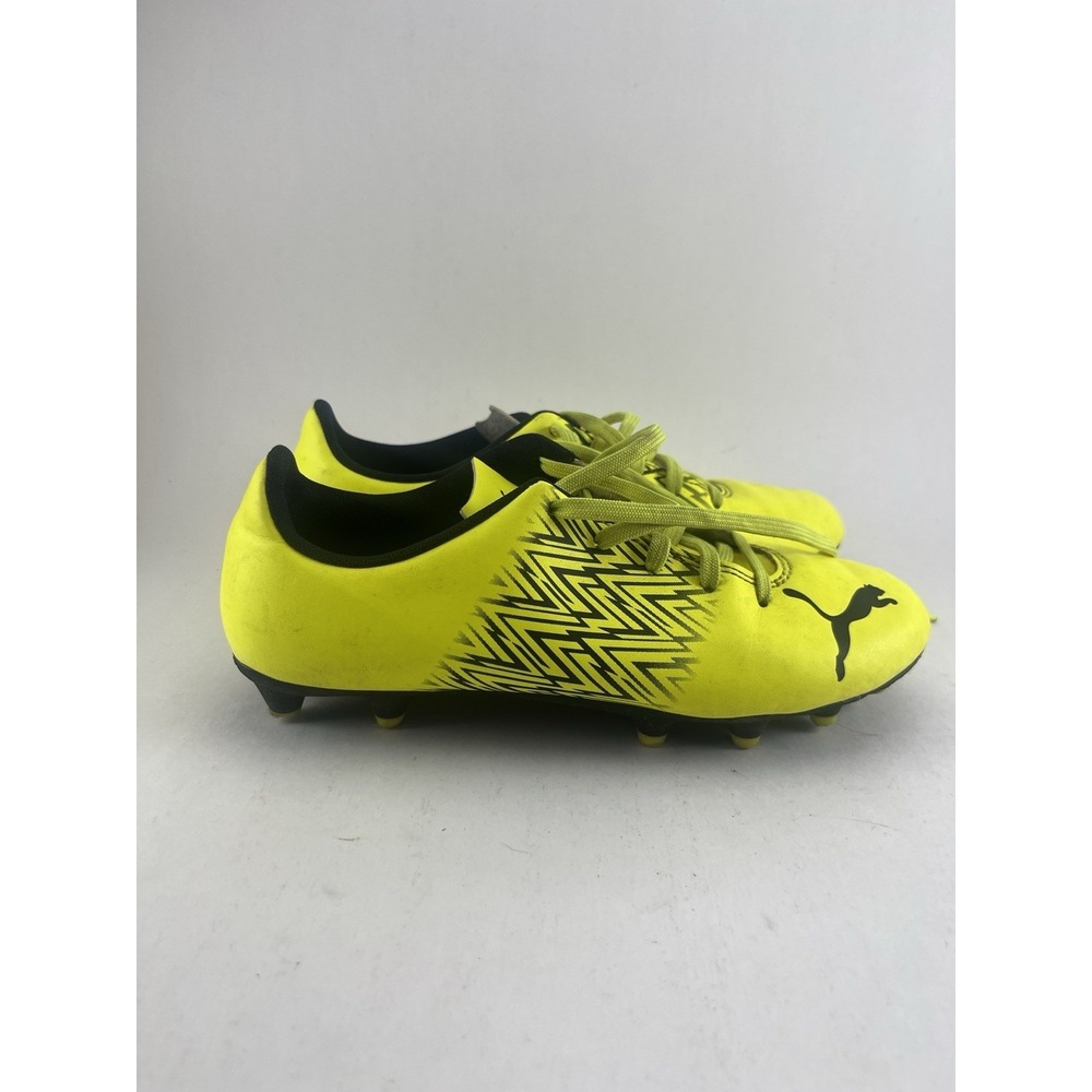 Puma 106310-01 Soccer Cleats FG Neon Yellow Black Youth US 4.5 / EUR 36"